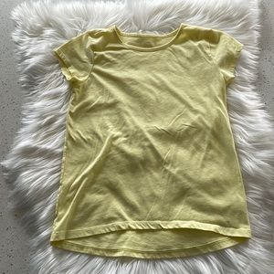 ⭐️ Girls Plain Yellow Graphic T